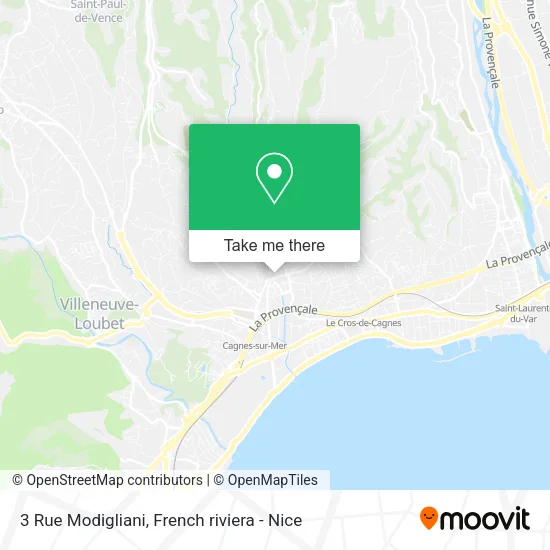 3 Rue Modigliani map