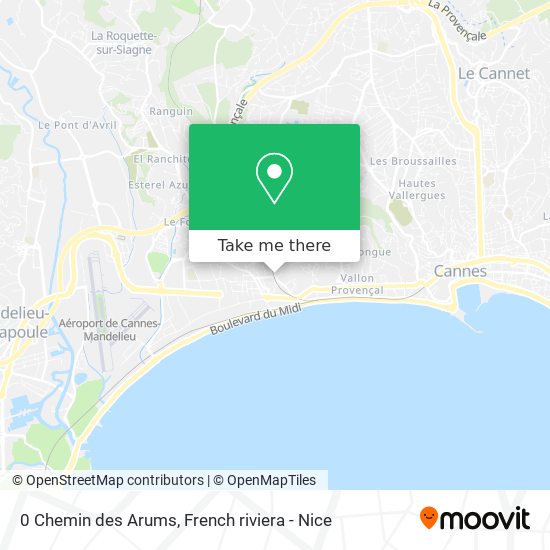 0 Chemin des Arums map