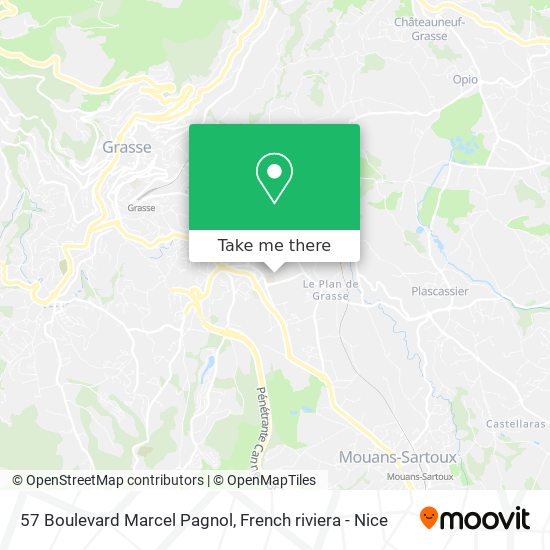 Mapa 57 Boulevard Marcel Pagnol