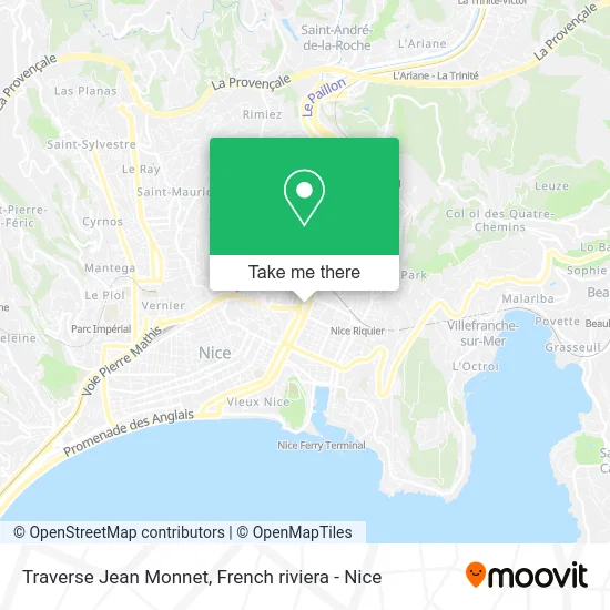 Traverse Jean Monnet map
