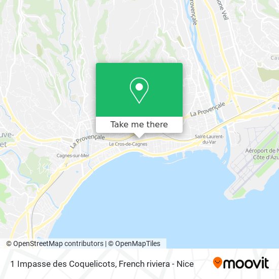 1 Impasse des Coquelicots map