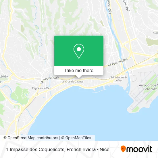 1 Impasse des Coquelicots map
