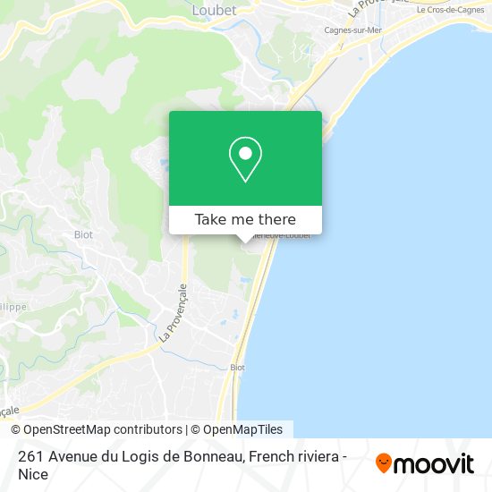 261 Avenue du Logis de Bonneau map