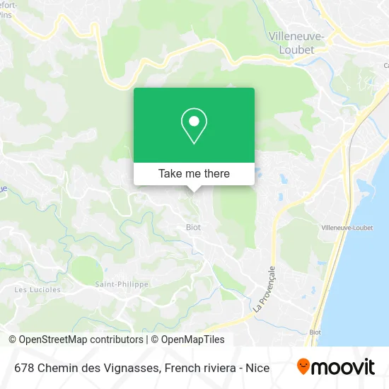 678 Chemin des Vignasses map