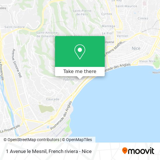 1 Avenue le Mesnil map