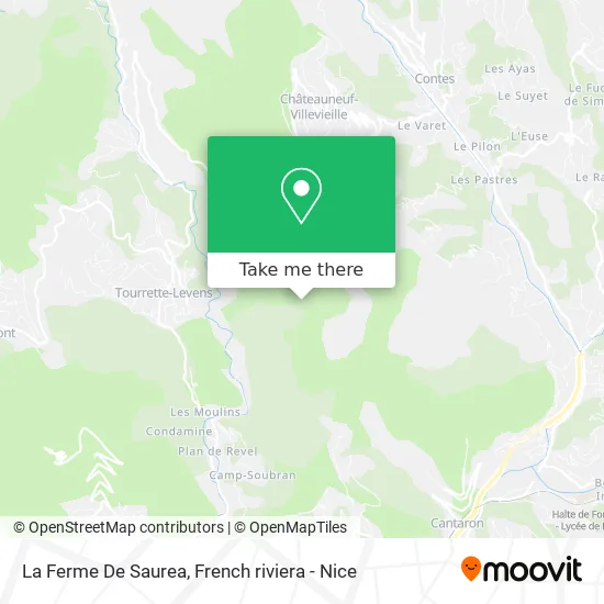 La Ferme De Saurea map