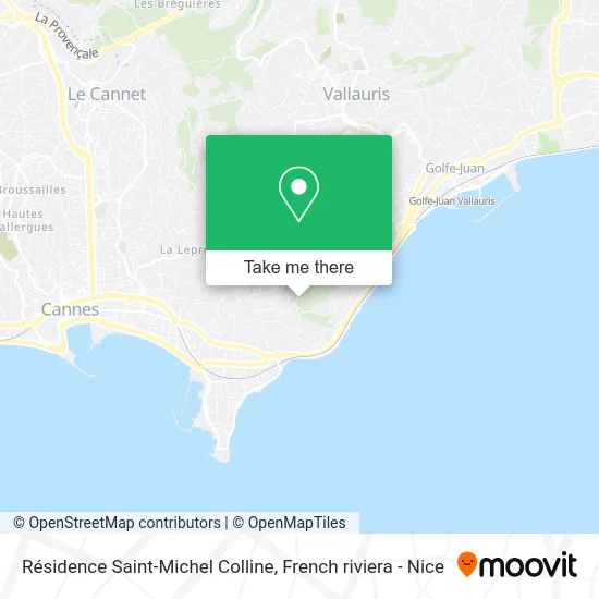 Résidence Saint-Michel Colline map