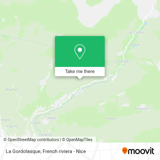 La Gordolasque map