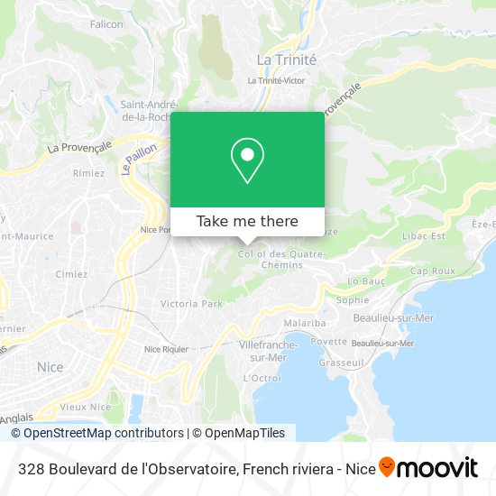 328 Boulevard de l'Observatoire map