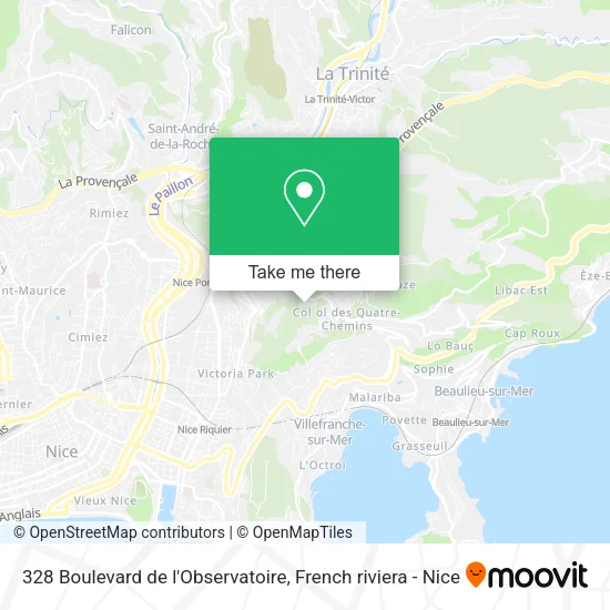 328 Boulevard de l'Observatoire map