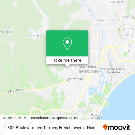 1800 Boulevard des Termes map
