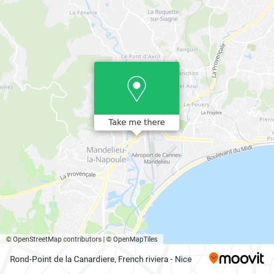 Mapa Rond-Point de la Canardiere