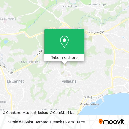 Chemin de Saint-Bernard map