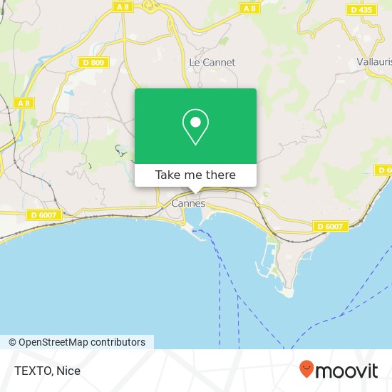 TEXTO, 12 Rue Meynadier 06400 Cannes map