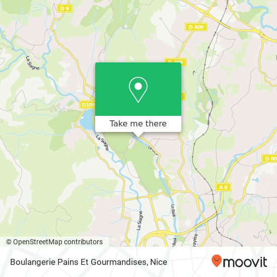 Boulangerie Pains Et Gourmandises, 1175 Avenue de la République 06550 La Roquette-sur-Siagne map