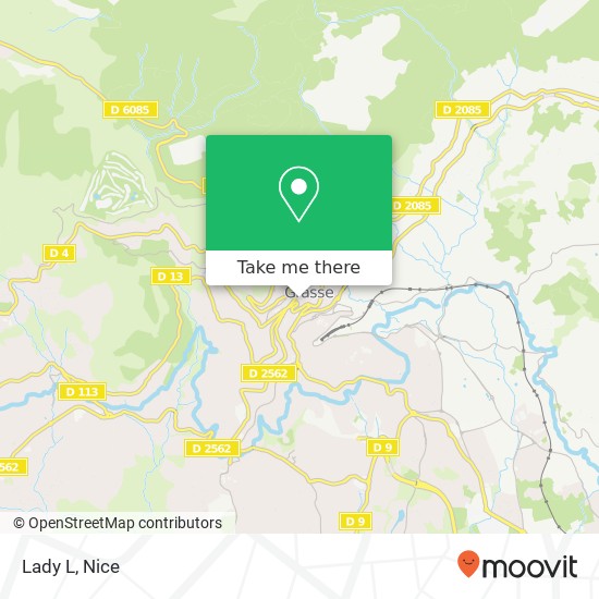 Lady L, 5 Rue Amiral de Grasse 06130 Grasse map