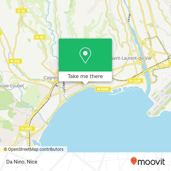 Da Nino, 3 Rue des Fusains 06800 Cagnes-sur-Mer map