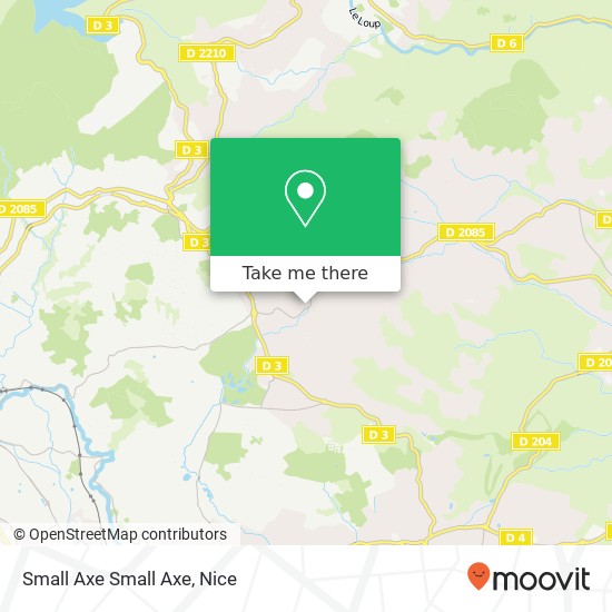 Small Axe Small Axe, 19 Route de Nice 06650 Opio map