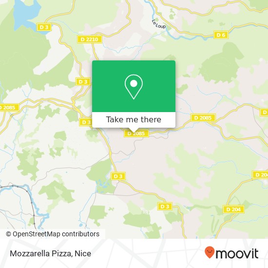 Mozzarella Pizza, 2 Route de Nice 06650 Le Rouret map