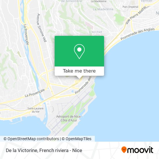 De la Victorine map