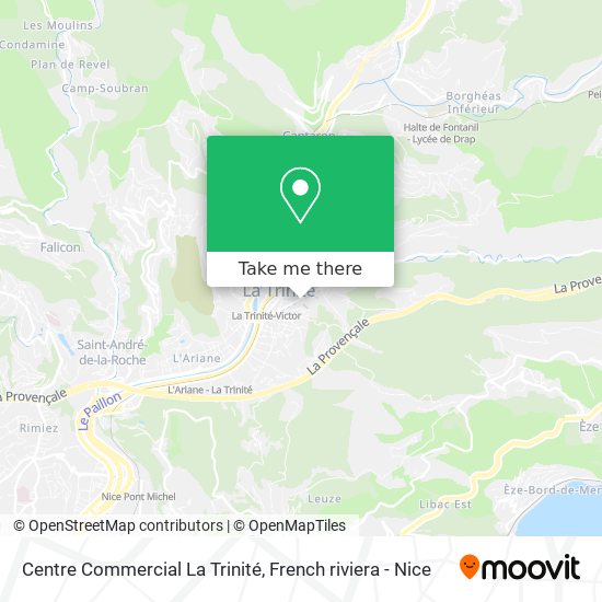 Centre Commercial La Trinité map