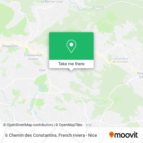 6 Chemin des Constantins map