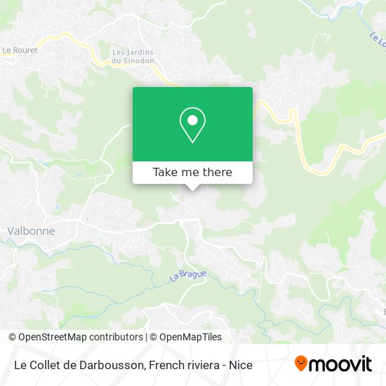 Mapa Le Collet de Darbousson