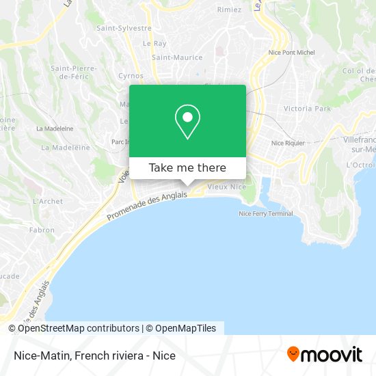 Nice-Matin map