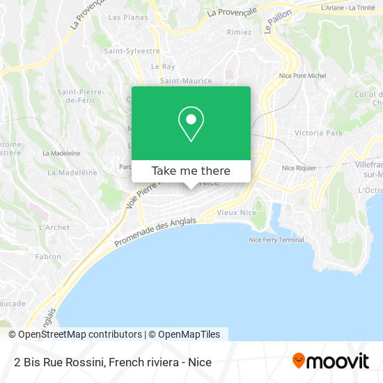 2 Bis Rue Rossini map