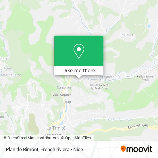 Plan de Rimont map