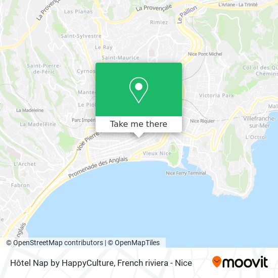 Hôtel Nap by HappyCulture map