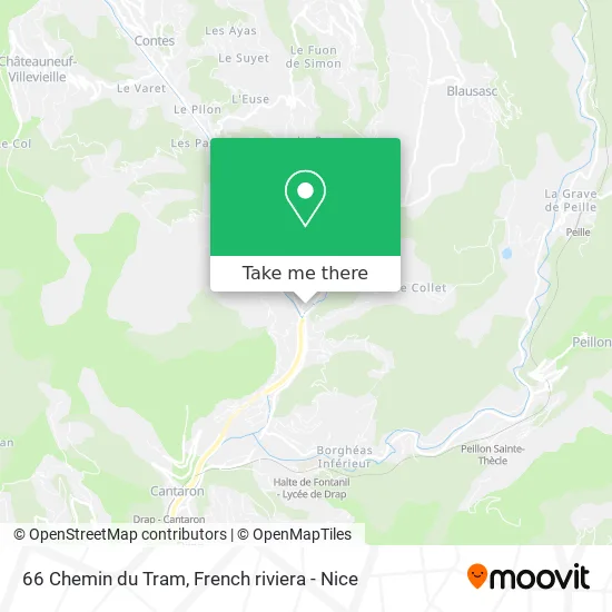 66 Chemin du Tram map