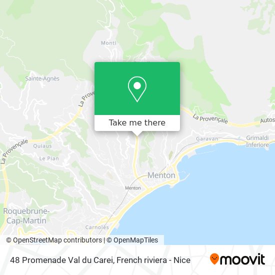 Mapa 48 Promenade Val du Carei
