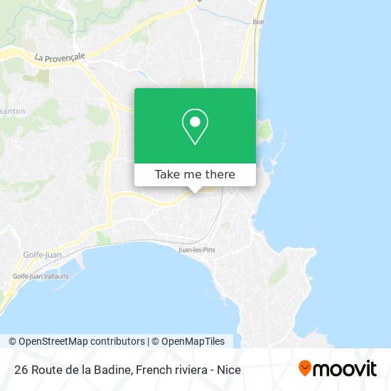 26 Route de la Badine map