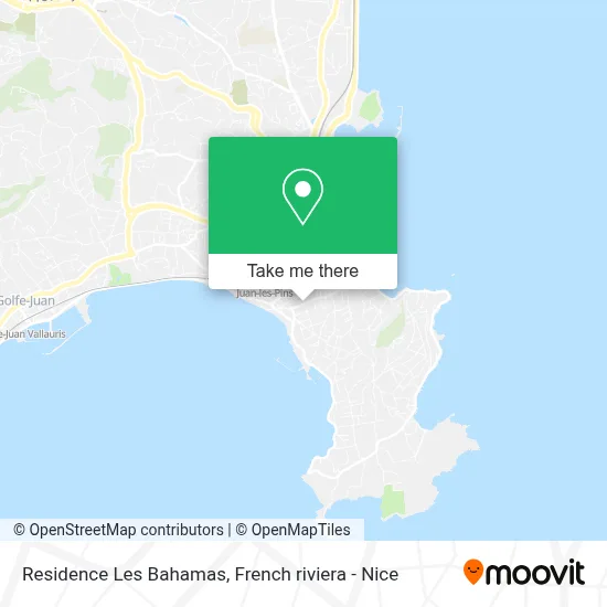 Residence Les Bahamas map