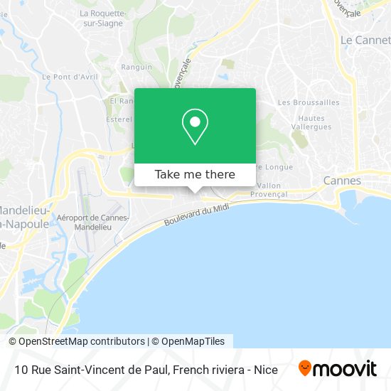 Mapa 10 Rue Saint-Vincent de Paul