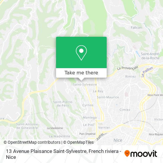 13 Avenue Plaisance Saint-Sylvestre map