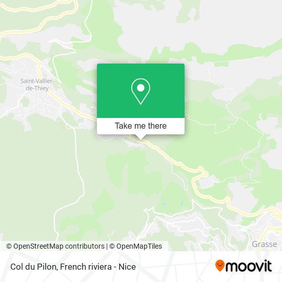 Col du Pilon map