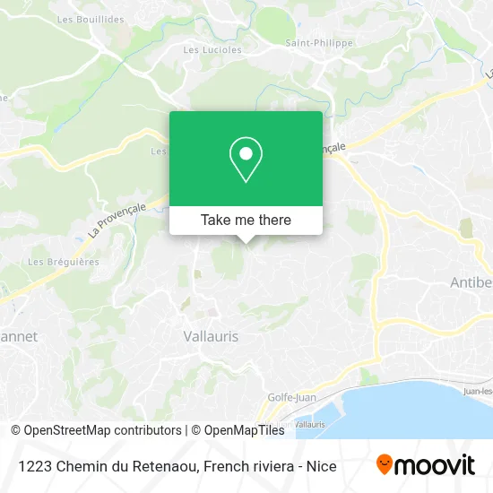 1223 Chemin du Retenaou map