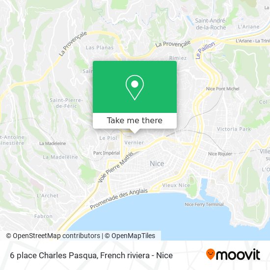 6 place Charles Pasqua map