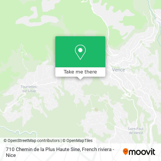 710 Chemin de la Plus Haute Sine map