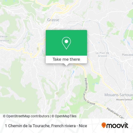 1 Chemin de la Tourache map