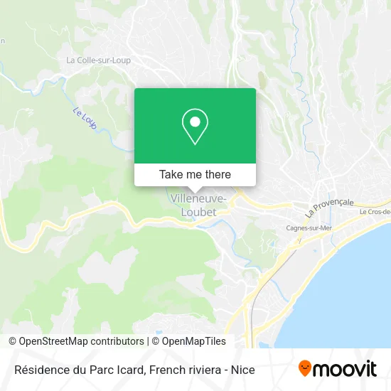 Résidence du Parc Icard map