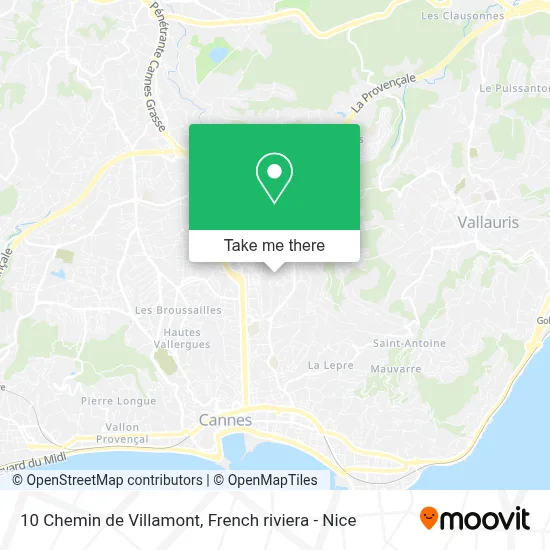 10 Chemin de Villamont map