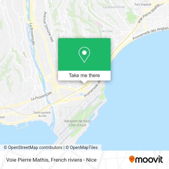 Voie Pierre Mathis map