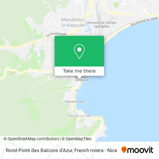 Rond-Point des Balcons d'Azur map