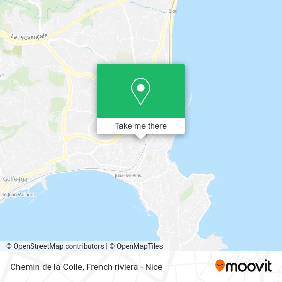 Chemin de la Colle map