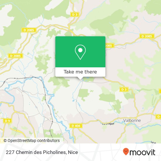 Mapa 227 Chemin des Picholines