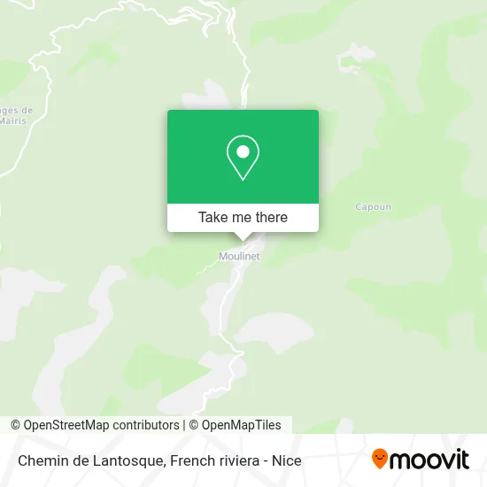 Chemin de Lantosque map