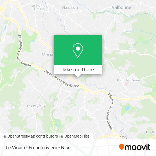 Le Vicaire map